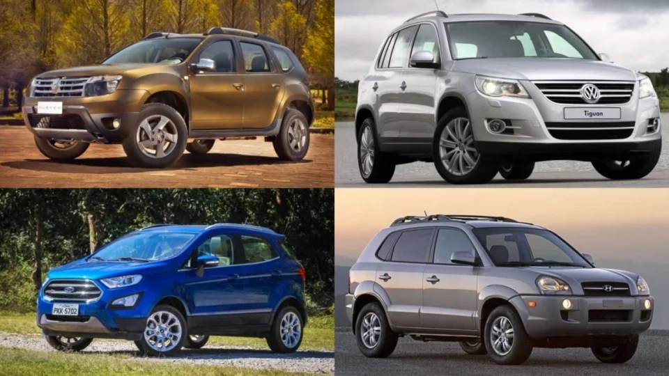 Usados: confira 10 SUVs automáticos com preço de até R$ 60 mil