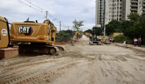 Serviços: trecho da Av. Djalma Batista, em Manaus, pode ser liberado em breve