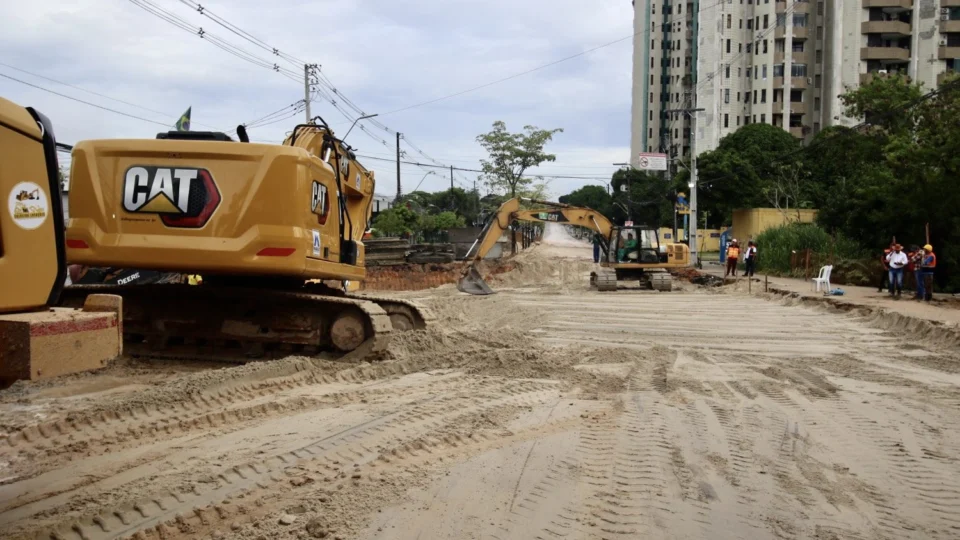 Serviços: trecho da Av. Djalma Batista, em Manaus, pode ser liberado em breve