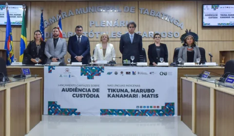 Presidente do STF visita indígenas e unidade prisional em Tabatinga-AM