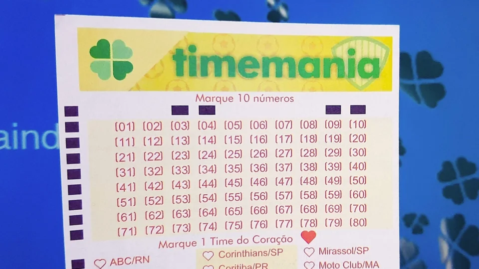 Timemania 1913 sorteia nesta terça-feira prêmio de R$ 6,8 milhões