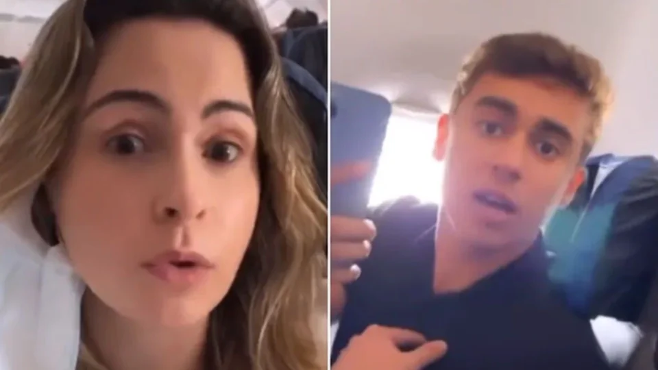 VÍDEO: ex-BBB Ana Paula Renault discute com Nikolas Ferreira em avião