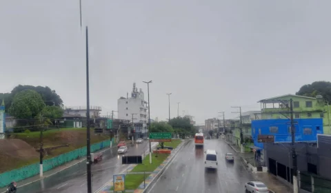 Previsão do tempo aponta dia chuvoso para quinta (27) em Manaus