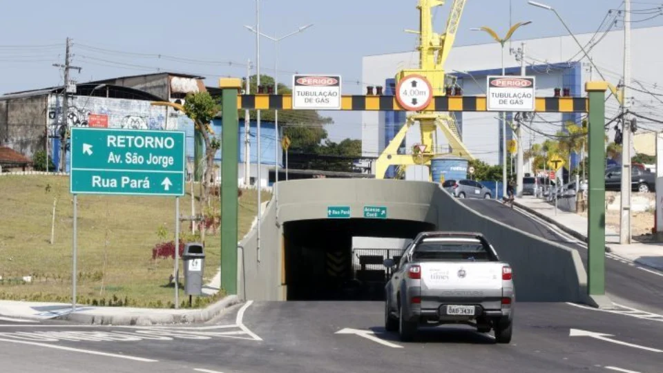 Trecho de complexo viário da Constantino Nery é interditado sábado em Manaus