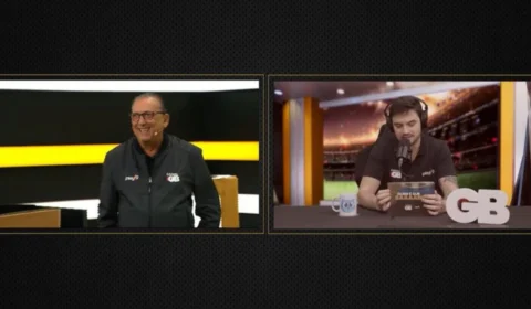 Galvão Bueno não entende piada de Felipe Neto e causa climão em jogo do Brasil