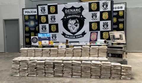 PC-AM apreende 300 kg de cocaína e prende 2 homens na Zona Leste de Manaus