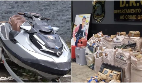 VÍDEO: polícia apreende drogas e jet ski de grupo criminoso no Amazonas