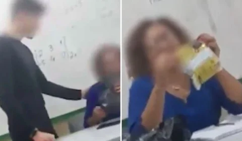VÍDEO: aluno branco entrega pacote com esponja de aço a professora negra no DF