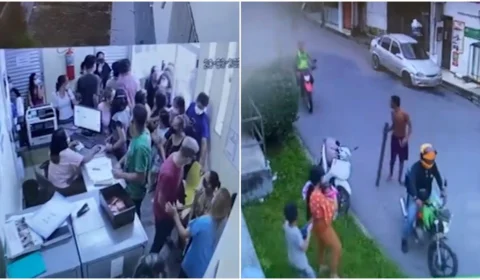 VÍDEO: suposto assaltante entra em UBS com medo de ser linchado em Manaus
