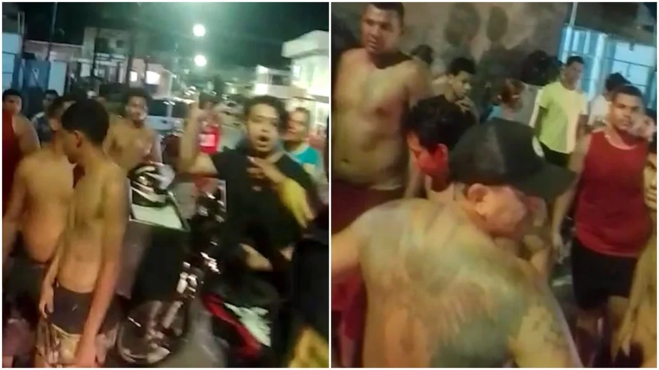 VÍDEO: suspeito é espancado por população após roubar entregador em Manaus