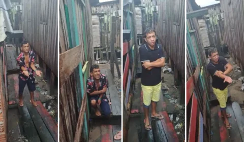 VÍDEO: ‘tribunal do crime’ castiga suspeitos de assalto na Zona Oeste de Manaus