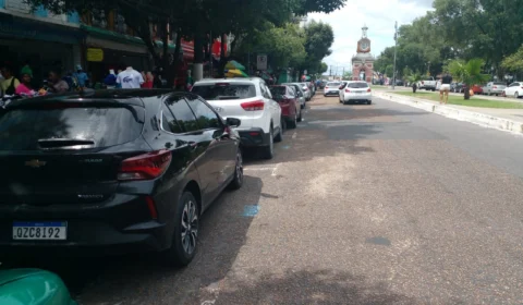 Zona Azul é notificada por irregularidade na sinalização de vagas em Manaus