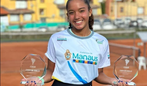Atleta do Amazonas é campeã internacional de tênis no Equador