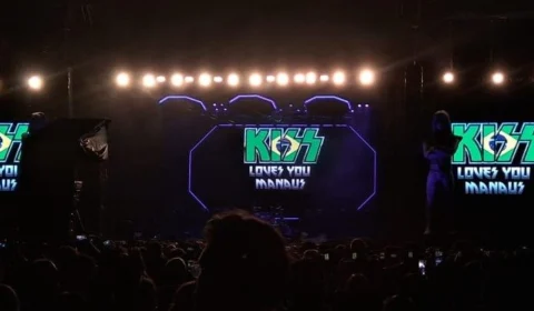 VÍDEO: baixista da banda Kiss, Gene Simmons passa mal durante show em Manaus