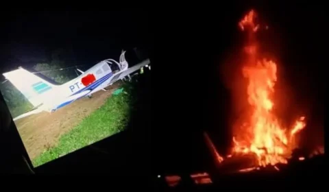 FAB destrói aeronave e prende duas pessoas em Terra Yanomami, em RR