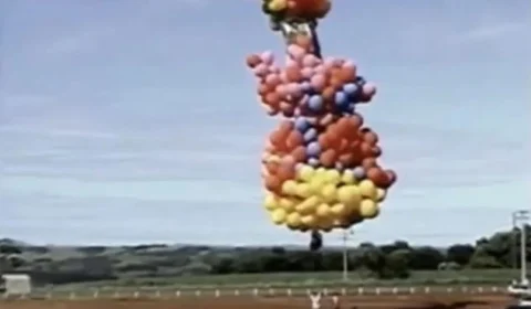 Há 15 anos, ‘padre do balão’ morreu após tentar voar com balões de gás hélio