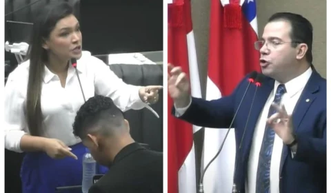 Vídeo: Joana Darc e Wilker Barreto protagonizam confusão na Aleam nesta quinta