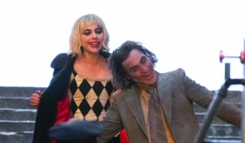 Lady Gaga e Joaquin Phoenix gravam cenas de ‘Coringa 2’ em Nova York