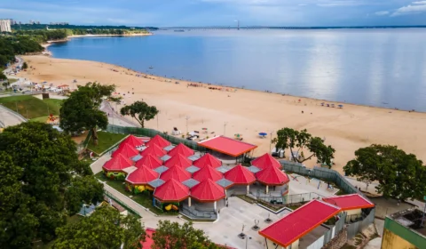 Confira cuidados para banho na Ponta Negra, em Manaus, no feriado