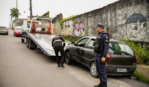 Carro é recuperado durante fiscalização do Detran-AM na Zona Leste de Manaus