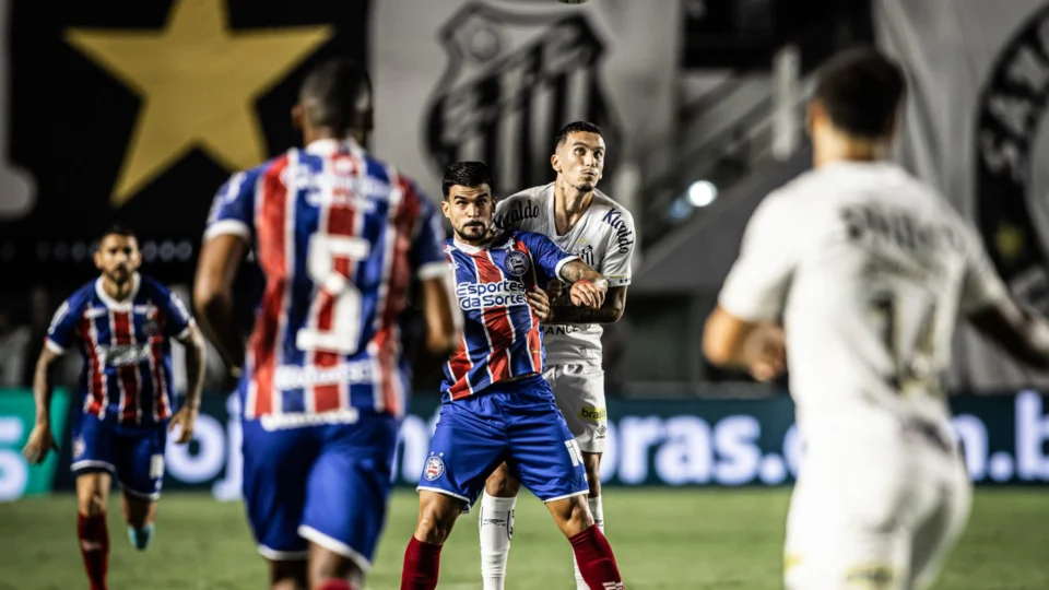 Copa do Brasil: Santos e Bahia empatam em jogo pelas 8ª de final