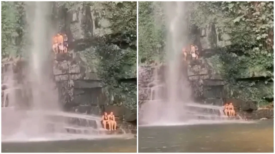 Vídeo: adolescente morre após pular de cachoeira e bater cabeça no MT