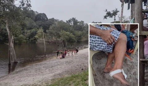‘Jogaram restos de comida no rio’, diz gestora de balneário após ataque de piranhas a banhistas, em Manaus