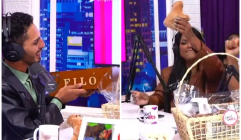 Camila Loures questiona Agenor sobre dar capivara falsa ao Ibama, em ‘PodCats’