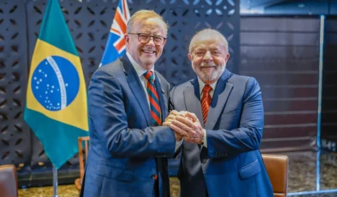 Em Hiroshima, Lula se reúne com primeiro-ministro australiano