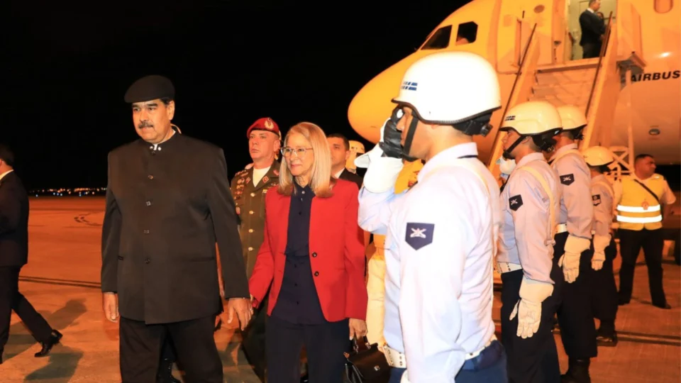 Maduro chega a Brasília para reunião com Lula nesta segunda-feira