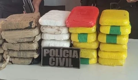Polícia apreende 18 kg de drogas dentro de mochila e mala em Jutaí-AM