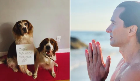 Cães de Jeff Machado são adotados e prestam homenagem: ‘Descanse em paz’
