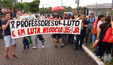 Greve dos professores: governo do AM tem expectativa de fim de paralisação