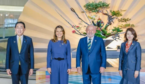 Lula encontra líderes do G7 e discute sobre proteção da Amazônia e Ucrânia