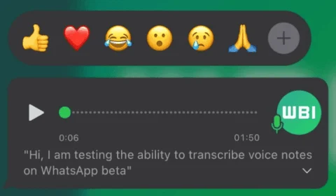 Legendas de áudio no WhatsApp chega para usuários do app; saiba como usar