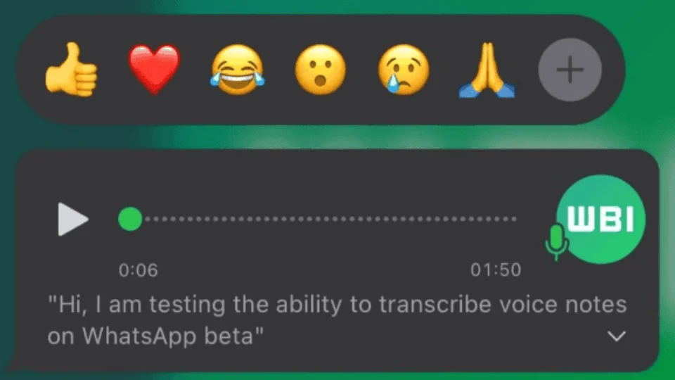 Legendas de áudio no WhatsApp chega para usuários do app; saiba como usar