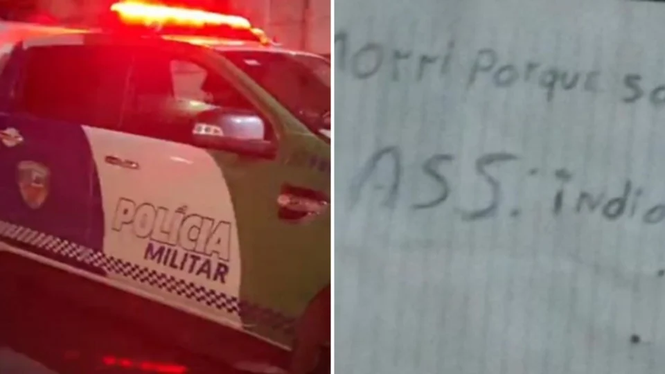 Recado de facção é deixado ao lado de homem morto a tiros em Manaus