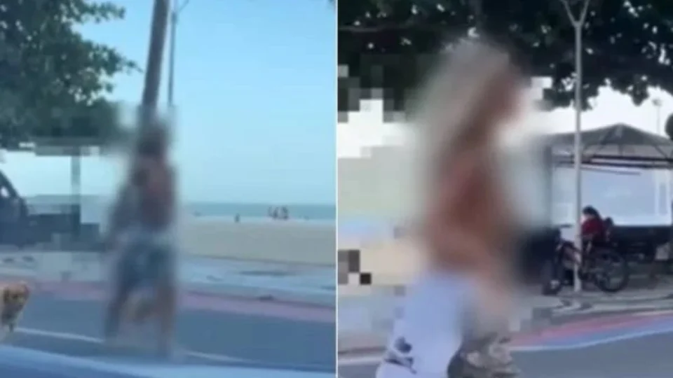 Mulher é detida por fazer ‘topless’ em passeio em Balneário Camboriú-SC