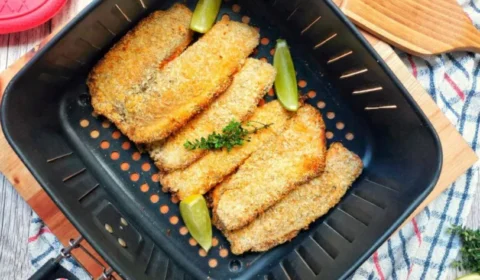 Receita Fácil – Peixe empanado na airfryer: opção prática pronta em 35 minutos