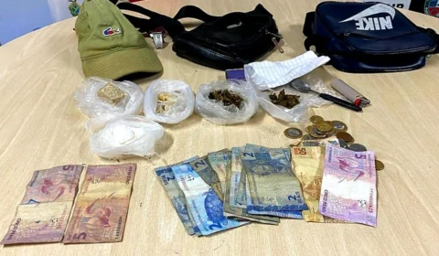 Suspeitos são presos em flagrante em posse de drogas na Zona Leste de Manaus