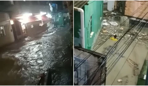 VÍDEOS: temporal provoca transtornos a população em vários pontos de Manaus