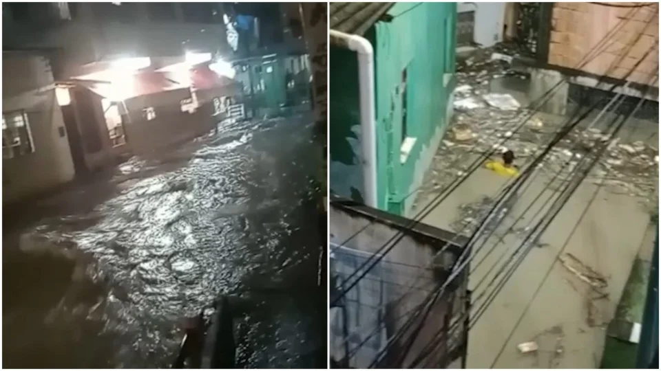 VÍDEOS: temporal provoca transtornos a população em vários pontos de Manaus