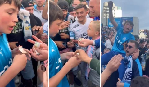 VÍDEO: torcedores franceses fazem cota e ajudam garoto que teve celular roubado