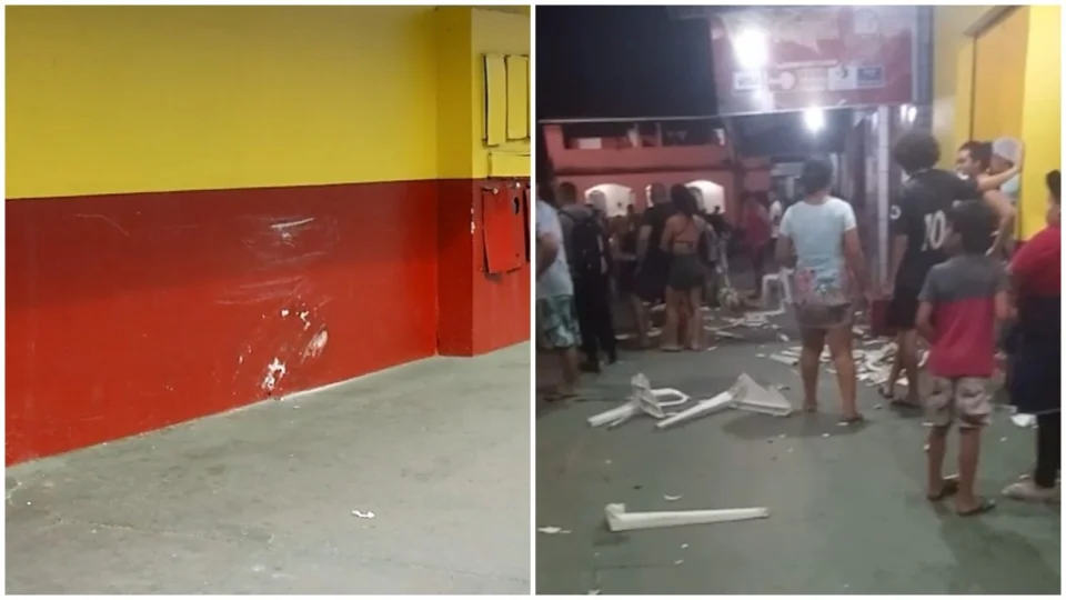 VÍDEO: 10 pessoas são atropeladas por carro em calçada de lanchonete de Manaus