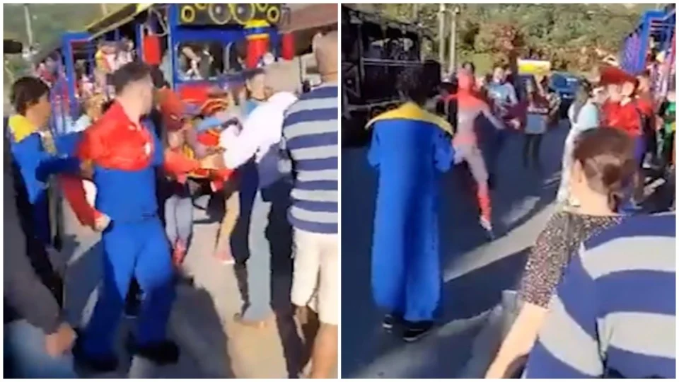 VÍDEO: crise no multiverso? Homem-Aranha, Pantera Negra e Mario brigam no Rio