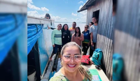 Voadeira com servidores do Idam e vereadora tomba no rio Madeira, no AM