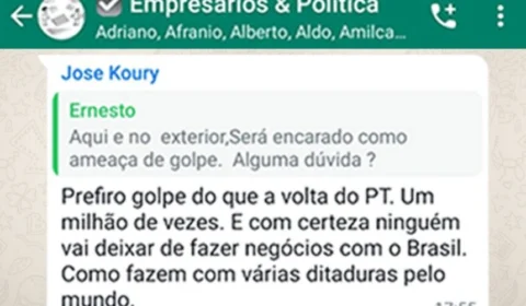 Moraes arquiva investigação contra empresários que discutiram golpe de Estado