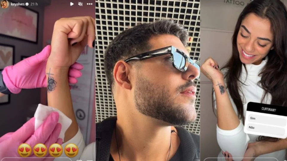 Ex-bbb Key Alves cobre tatuagem feita para homenagear Rodrigo Mussi