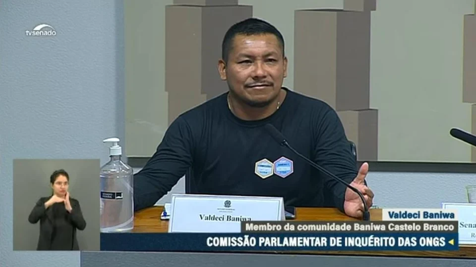 CPI: ONGs impedem que dinheiro chegue às aldeias indígenas, diz líder Baniwa