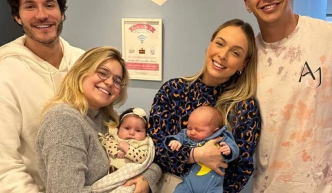 Herdeiros de Viih Tube e Júlio Cocielo se encontram em consultório médico